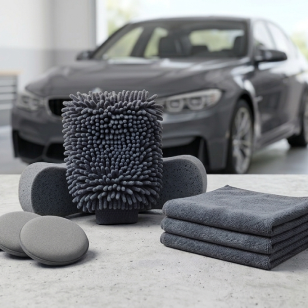 KIT DE LIMPIEZA MICROFIBRA X 9 PIEZAS